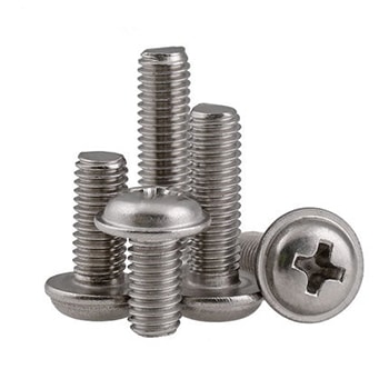 phillips pan washer head machine screws