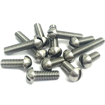 round head slotted machine screws