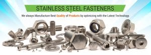 Manufacturer of Stainless Steel Fasteners